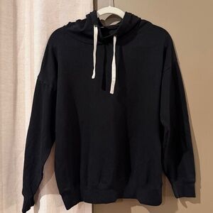 Buffalo David Bitton Black Hoodie Sweatshirt Soft Pullover, Size Small